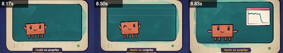 Frames from shrug at 0:08, 0:08, 0:08