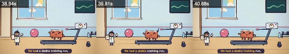 Frames from gymShot at 0:38, 0:39, 0:40