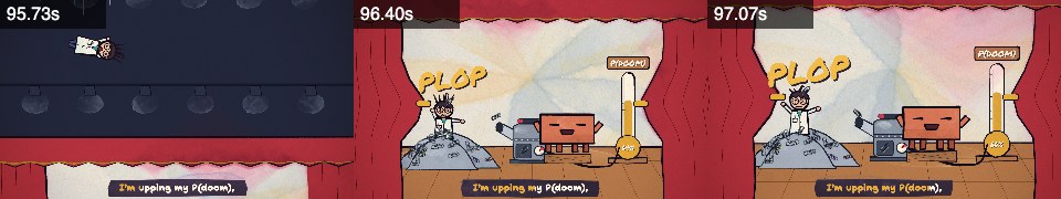 Frames from plop at 1:35, 1:36, 1:37