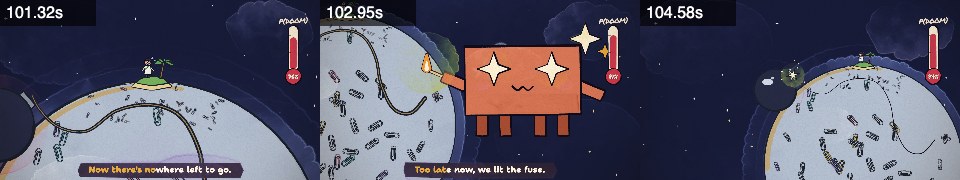 Frames from planetShot at 1:41, 1:42, 1:44