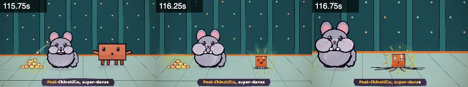 Frames from chinchillaShot at 1:55, 1:56, 1:56